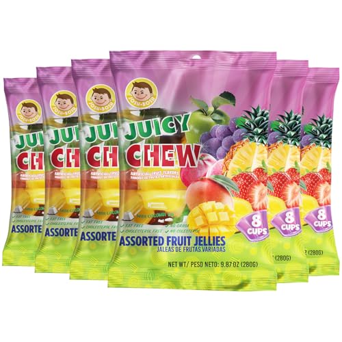 Josh Bosh Juicy Chew Assorted Fruit Jellies 6-Pack miniatura 1