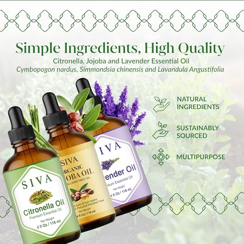 Aceite Citronela, Jojoba y Lavanda 4oz Combo Aromaterapia miniatura 3