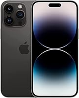 Apple iPhone 14 Pro Max 128GB Space Black Unlocked (Renewed) - Super Retina XDR, Always-On Display