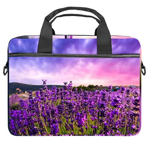 Sac à bandoulière pour ordinateur portable 13 à 14.5 pouces lavande