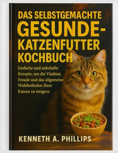 DAS SELBSTGEMACHTE GESUNDE KATZENFUTTER-KOCHBUCH: Einfache und nahrhafte Rezepte, um die Vitalit&auml;t, Freude und das allgemeine Wohlbefinden Ihrer Katzen zu steigern