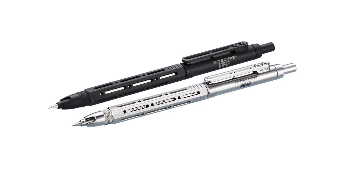 Nitecore NTP 48 Titan - Portaminas en dos colores, color negro
