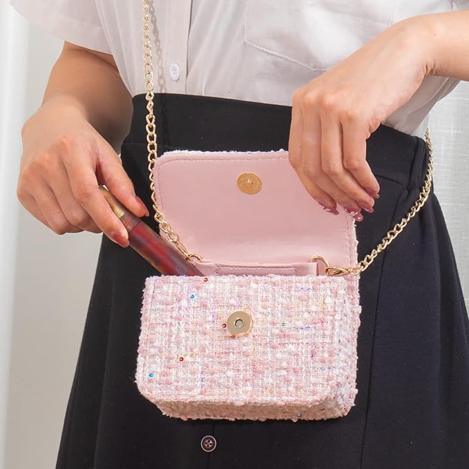 Girls Princess Bunny Purses Cute Crown Crossbody Bag Handbag with Pearl Handle for girls | Princess, Bunny, Cute, Crown, Pearl Handle, for girls - Image 2