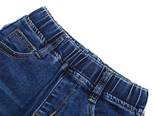 KIDSCOOL SPACE Kids Letters Printed Decor Elastic Waist Jeans3