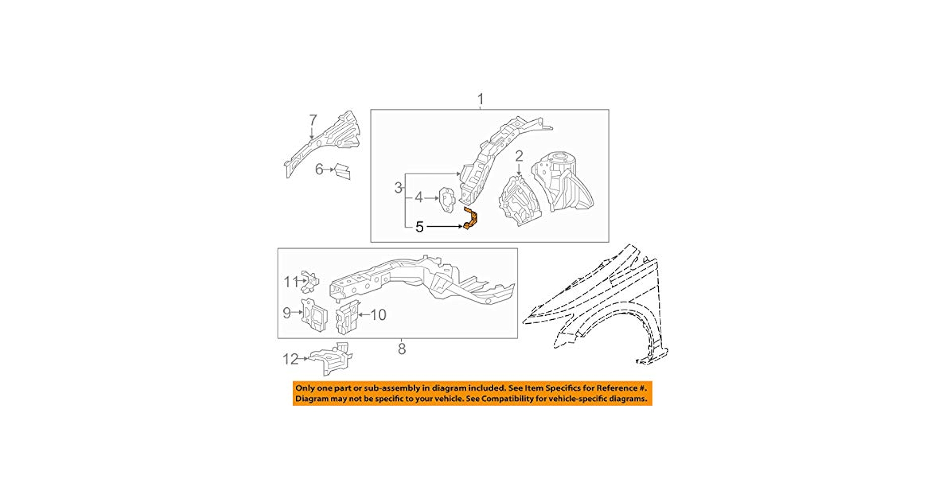 Amazon.com: Genuine Honda (60739-TR0-A00ZZ) Shock Absorber