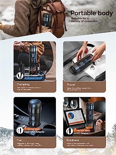 Cafetera exprés portátil 12V con capacidad de 5 tazas miniatura 4