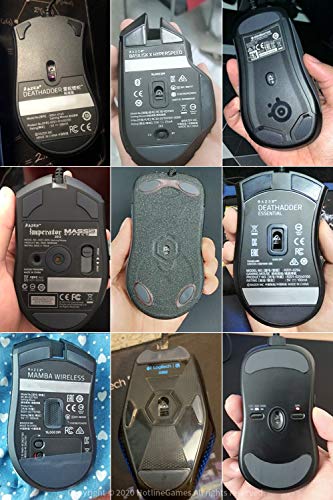 2 Sets Of Hotline Games 3.0 Mouse Feet Skates Compatible With Logitech G502 Wireless Gaming Mouse Feet Replacement (0.8Mm, Super Smooth Glide, Ptfe) Professional Mice Upgrade #TOP6