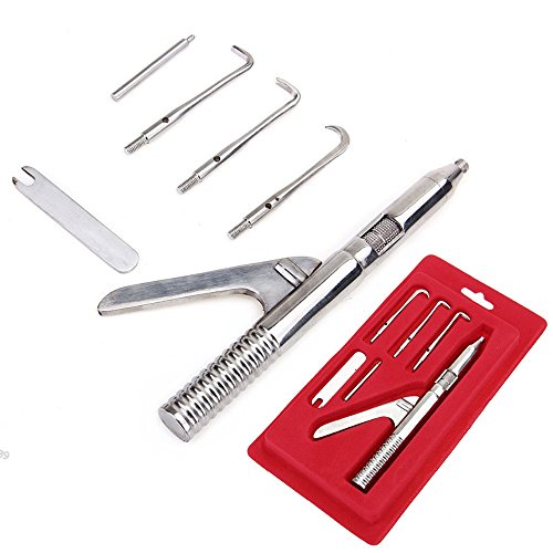 1 Set Automatic Singlehanded Crown Remover Stainless Steel Dental Surgical Instruments Tools