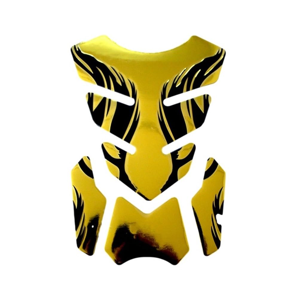 Motorbike Fuel Tank Sticker for Tankpad Sticker Fishbone Tank Pad Stickers Oil Gas Protector Cover Decoration Flame Motorcycle Accessories