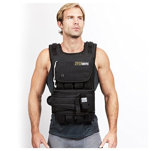 ZFOsports 40LBs Adjustable Weighted Vest