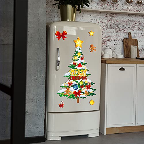 Image of TOODOO Christmas Tree Refrigerator Magnets Magnetic Stickers