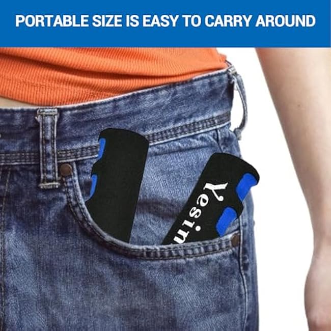 Hand Grip Strengthener Set, Forearm Exerciser, Finger Exercise Gripper, Grip Strength Trainer, hand Trainer-Soft Foam Hand Exerciser for Quickly Increasing Forearm and Hand Grips,2 Pack