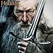 Gandalf's Glamdring Sword | The Hobbit Trilogy Replica | Stainless Steel Blade | Wooden Display Plaque | Certificate of Authenticity | 47 5/8