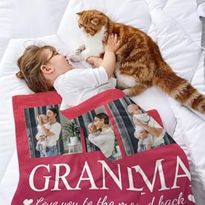 Grandma blanket personalized gifts mothers day best grandma blanket from grandkids customized blankets with photos custom picture blankets throw grandparents mothers day birthday gifts  urban country home decor