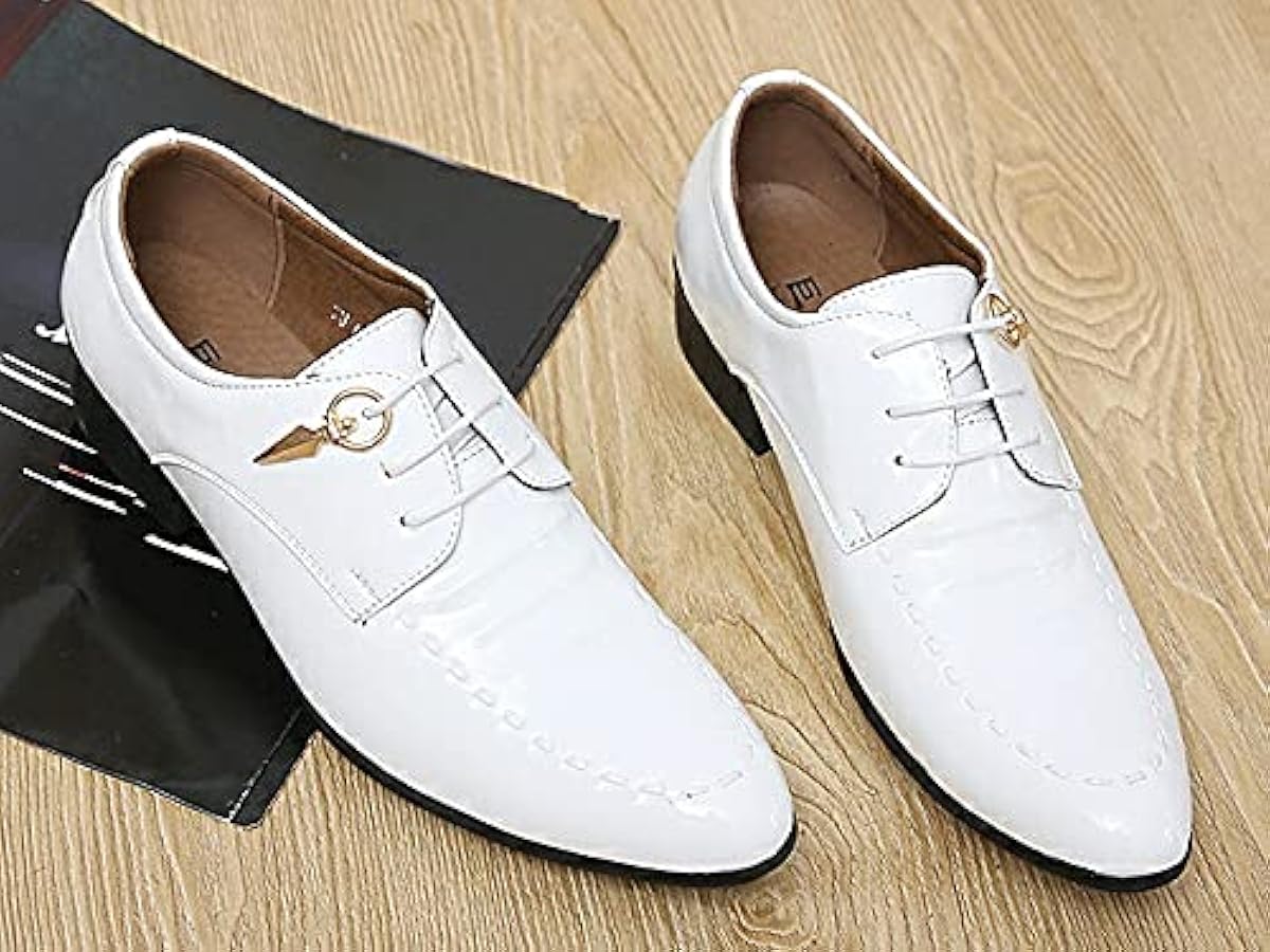 Amazon | 【25.0cm】 TBC-116白 レースアップ ドレスシューズ ホワイト