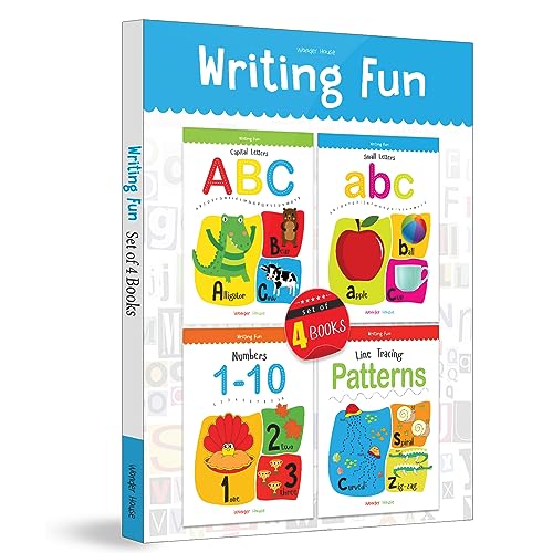 Writing Practice Boxset: Pack of 4 Books (Writing Fun: Write And Practice Capital Letters, Small Letters, Patterns and Numbers 1 to 10) (Image - 1)