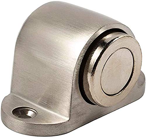Jdel Magnetic Compact Metal Door Stop Stainless Steel Magnet, 0