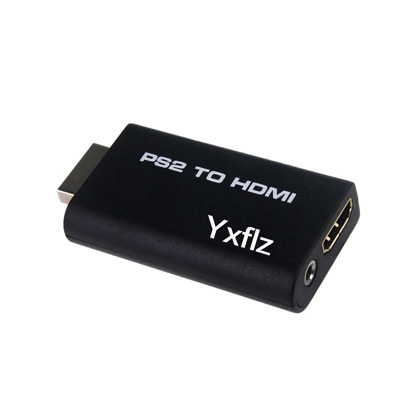 Yxflz PS2 to HDMI Converter - HDMI Adapter with USB Power, Audio Output for HDTV & Monitor - Supports All PS2 Display Modes