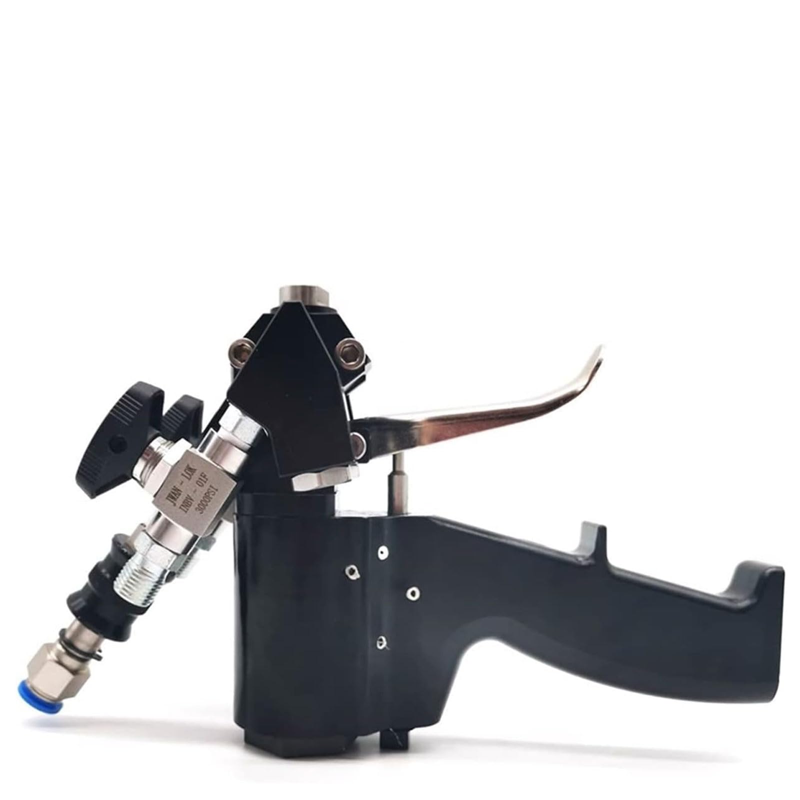 Kit de pistola de pulverización de espuma de poliuretano de alta presión, pistola de pulverización de espuma de poliuretano de purga de aire, tasa de flujo de salida de 1 a 12 kg/min, para rociar