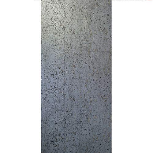 Wallcoveringsmart WMSR21040601 Faux Cork Industrial Dark Gray Silver Bronze Gold Metallic Luxury Unique Modern Contemporary Wallpaper thumb #4