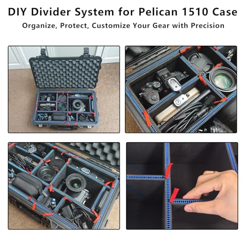 Sistema divisor DIY para Pelican 1510, organizador customizable miniatura 2