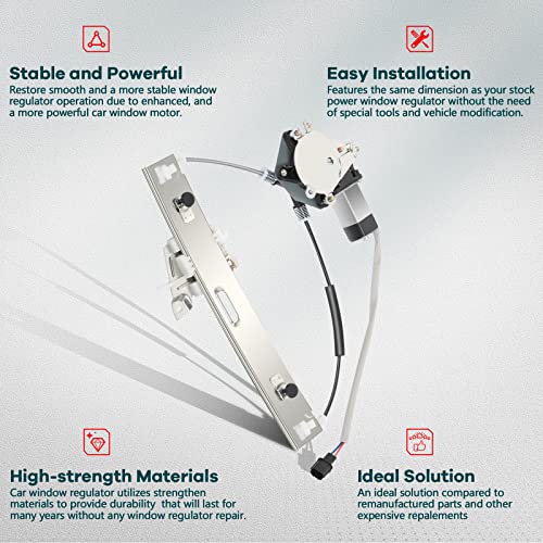 Image of FINDAUTO 751-713 Power Window Regulator for 2008-2012 for Ford for Escape
