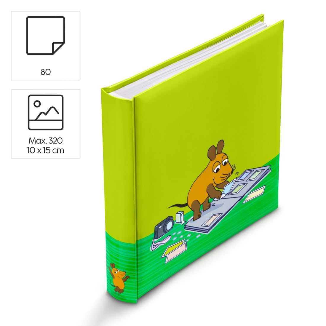 Hama Album Jumbo Stamps, 30 x 30 cm, 100 Pagine, Max: 400 Foto da 10 x 15 cm, Standard, Multicolore