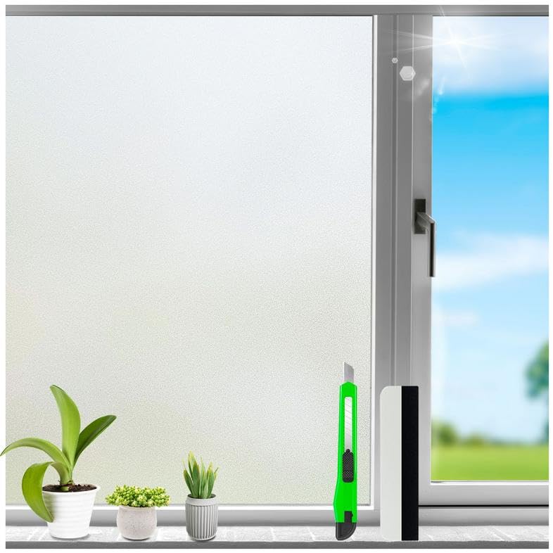 HONLONE Frosted Window Film Privacy Film for Glass Windows — image 1