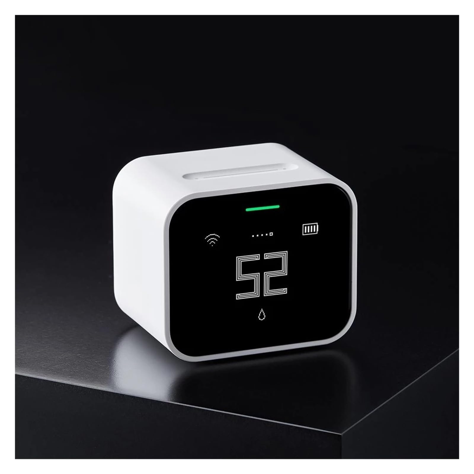 Rilevatore Gas, Monitor a qualità 'aria Rilevatore di CO2 Umidità a temperatura Sensore intellinte Display LCD Lavoro di automazione a vita domestica