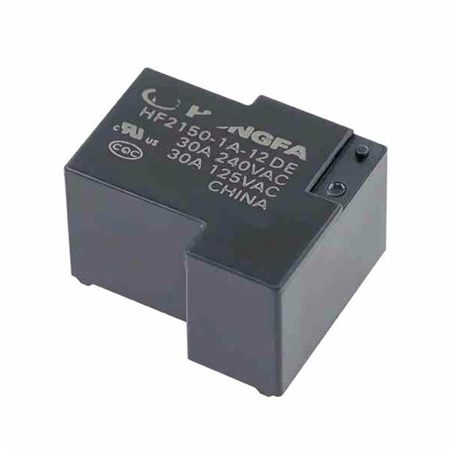 Relé HF2150-1A-24DE evita sobrecalentamientos en circuitos con su capacidad de 30A y 4 pines