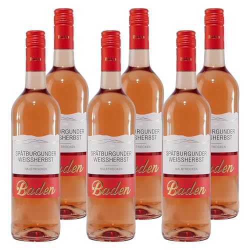 Ihringer Spätburgunder Weißherbst Qualitätswein lieblich 0,75 L, Artikel Nr. 90416, Mindestbestellmenge 6 Flaschen aus dem Gesamtsortiment