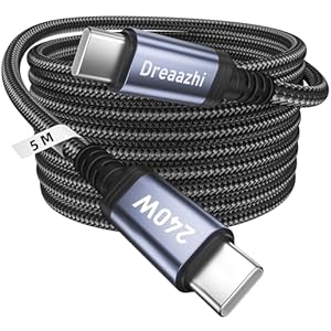 Dreaazhi 240W USB-C Schnellladekabel 5M