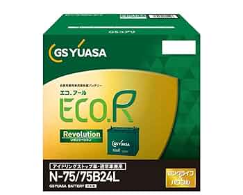 Amazon.co.jp: GSユアサ(ジーエスユアサ) ER N-75(N-65互換