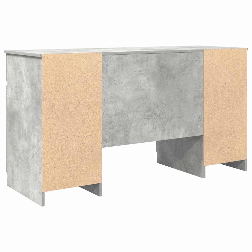 Biurko Szary Cement Drewniany Inżynieria 140 x 49 x 76 cm z 2
