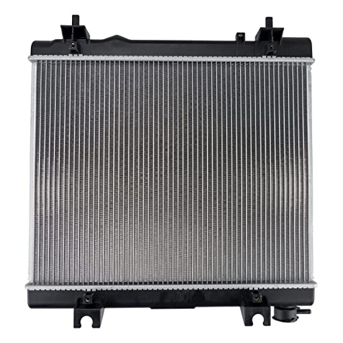 Image of KAX Radiator, CU2883 OE Style Bolt-On Aluminum Core Radiator Replacement Dakota 2005-2010, Raider 2006-2009, Dakota 2011-20114.7L 3.7L, 21-7 /8 inchW, 17-11 /16 inchH, 1-9 /16 inchInlet, 1-13 /16 inchOutlet