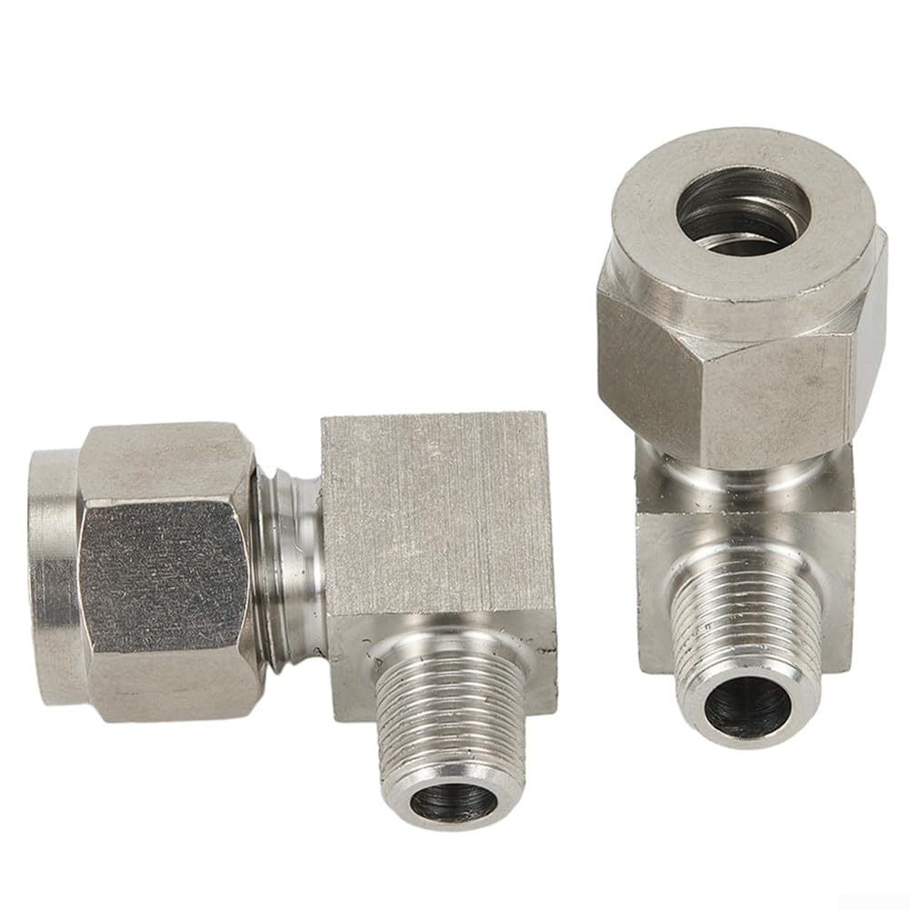 Ugello bruciatore olio esausto sifone in acciaio inox, angolo di spruzzo regolabile, apertura 0 8 mm, adatto per liquidi ad alta viscosità (0,5 mm)