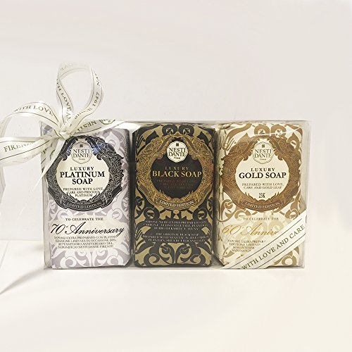 Nesti Dante Luxury Gold Platinum Black Kit - Sabonetes em Barra