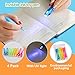 FLYOME 4 Pack Invisible Ink Pens with uv Light, 2021 Upgraded Disappearing Spy Pens for Party Favors, Christmas, Thanks Giving Day, Magic Marker for Secret Message and Goodies Bags Toy