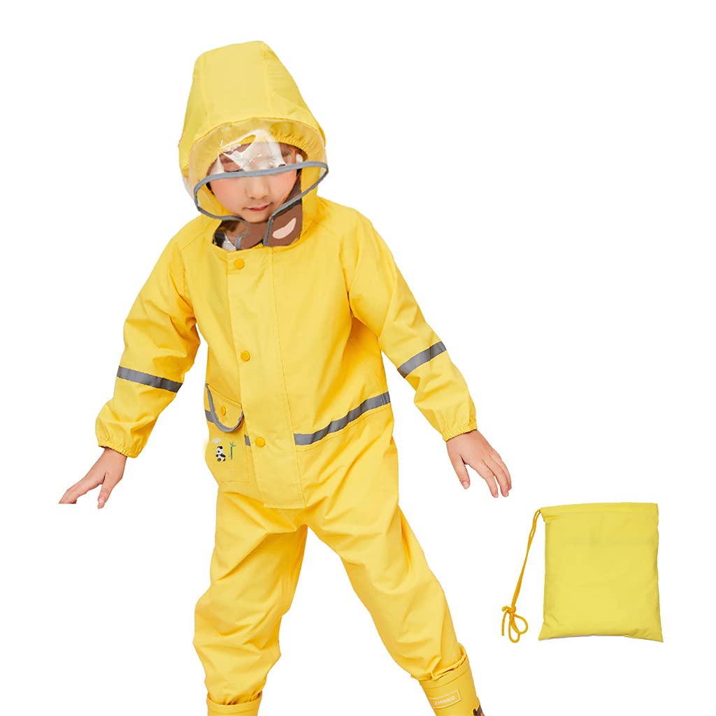 JiAmy Kids Rain Wear Toddler Rain Coat for Baby Girl Rain