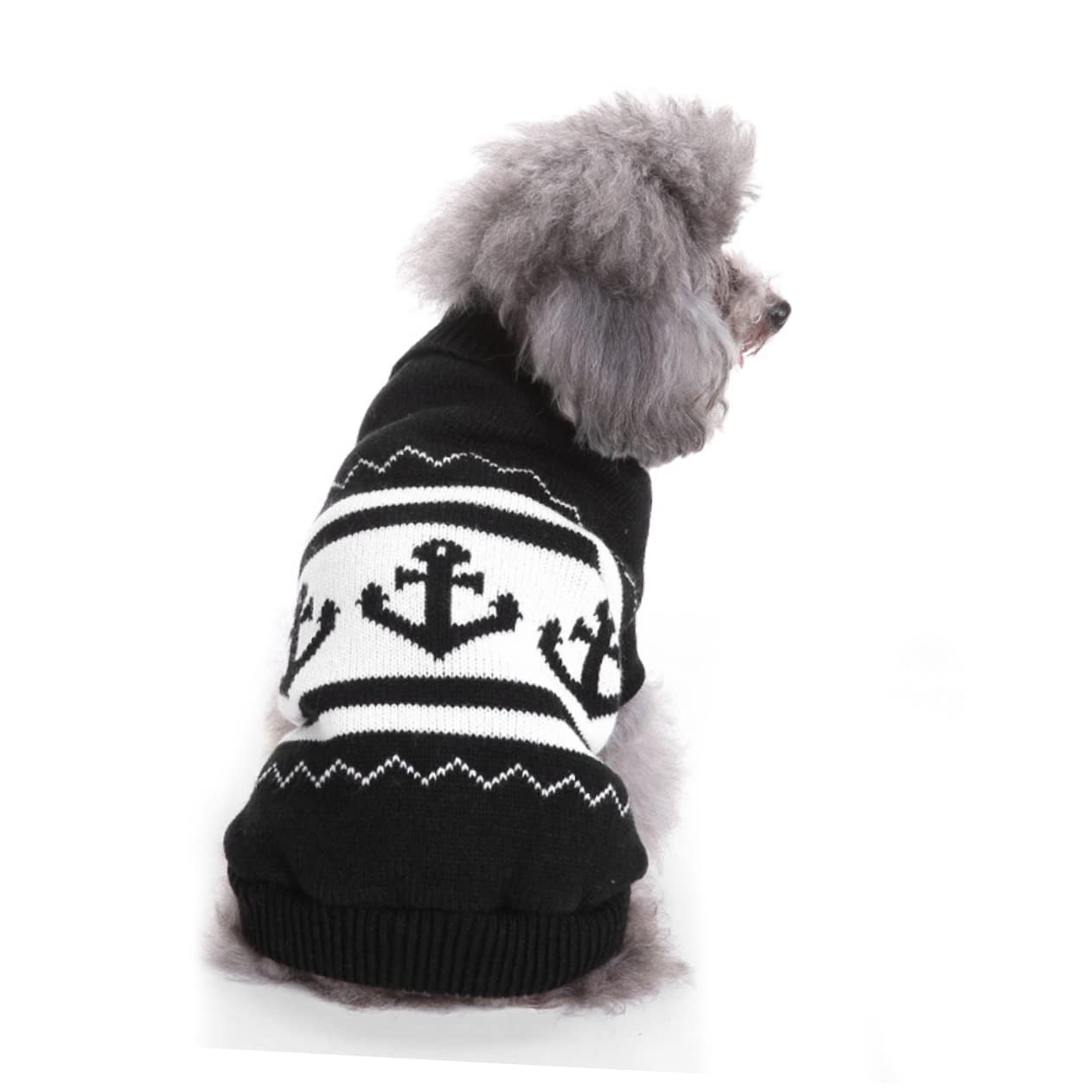Beaupretty 3 Pièces Vêtements De Chien Manteau De Chien De Noël Chandails à Col Roulé Costumes De Mignon Pull De Noël Chandails De Mignon Manteau d'hiver Chef