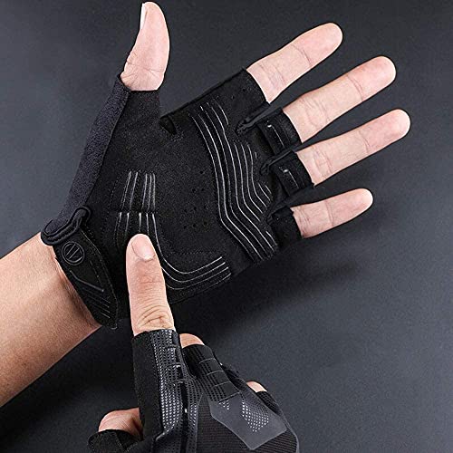 Gloves-for-Men-Weight-Lifting-Gloves-Exercise-Gloves-for-Men-Women-Fitness-Gloves-with-Full-Palm-Silicone-Padding-and-Extended-Wrist-Wraps-Workout-Gloves-Pull-up-Cross-Training--Gym-Gloves-cyclin