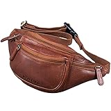 Este bolso bandolera para cinturón se puede llevar con la correa ajustable de aprox. 90 - 120 cm de largo, hecha con cómoda y resistente tela