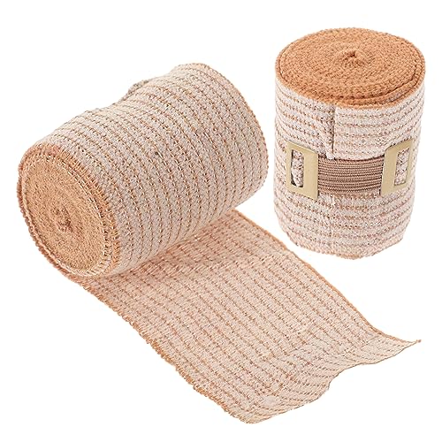 FRCOLOR Athletic Leg Wrap Bandages Elastic Wraps for Legs Compression Tape for Ankle Wrist Finger