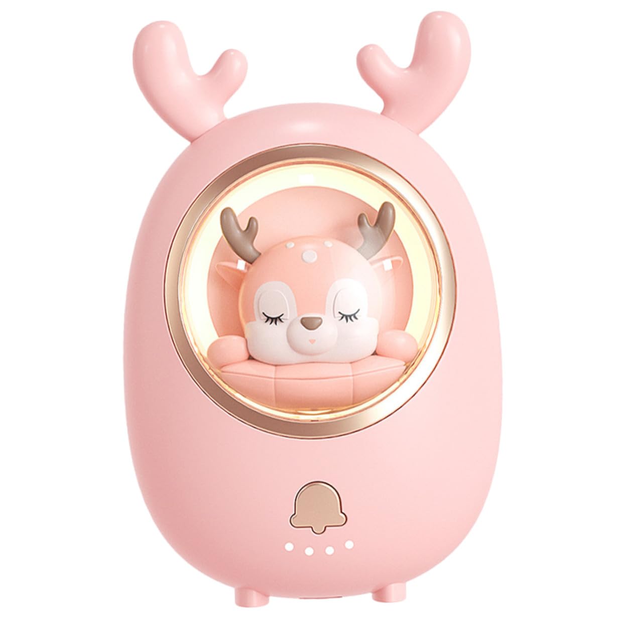 Toyvian Chauffe-Mains Rechargeable USB Portable Motif Animaux Dessin Animé, Mini Chauffe-Mains Électrique, Protection Surchauffe, Léger et Compact, pour Camping et Randonnée, Usage