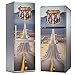 MEGADECOR Vinilo Adhesivo Decorativo para Nevera, Especial Libre De Burbujas, Diseño Route 66 (185cm x 70cm)