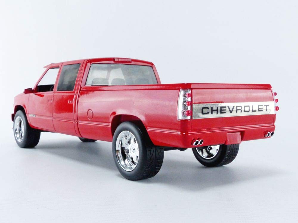 Modèle Réduit 1:18 Chevrolet Silverado 3500 Pick Up 1997 Rouge - Greenlight Collectibles Neuf