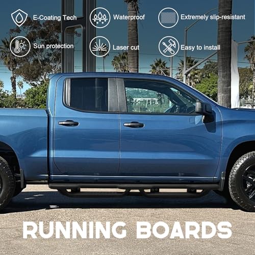 Estribos laterales para Chevy Silverado/GMC Sierra 2019-2025 miniatura 6