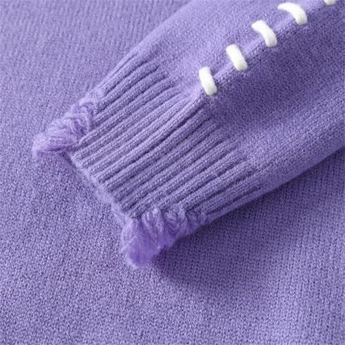 Men Crew Neck Loose Wool Pullovers Sweater Long Sleeve Casual Soft Warm Knit Jumper4