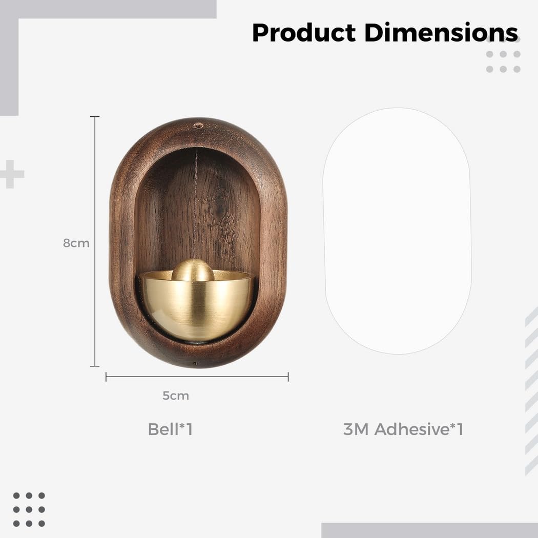 Door Chime Opening Business Bell Used for, Decor Store Wardrobe Delicate Ornament Office Wall, Entry Chime Alert Generating Sounds Pleasant Attached Magnetic, Door for Shopkeepers