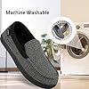 LongBay Men's Moccasin Slippers Memory Foam Plush Fleece House Shoes in Indoor Outdoor #4